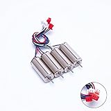 Wwman Spare Part Kit for Udi U845 U845 WiFi FPV Rc Quadcopter Drone 2pcs black white wire motor + 2pcs red blue wire motor space parts