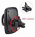 Phone Holder Rywell Universal Auto Phone Mount Car Air Vent Mount Cradle Compatible with iPhone Samsung Galaxy S6 Edge Plus S6 S5 S4 Google Nexus 5 4 HTC LG and GPS Devices