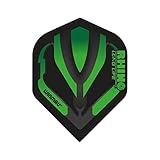 Winmau Rhino Long Life Standard Extra Thick Dart Flights (3 Sets of 3 - 9 Flights) (Green Helmet)