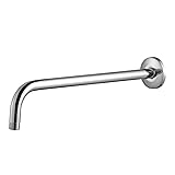 OFFO Shower Arm with Flange, 16 in Wall Mount