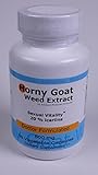 Horny Goat Weed - Male Performance Aphrodisiac for Men Extract - 300 mg, 60 capsules, 20 percent icariins - Endorsed by Dr. Ray Sahelian, Author of Natural Sex Boosters