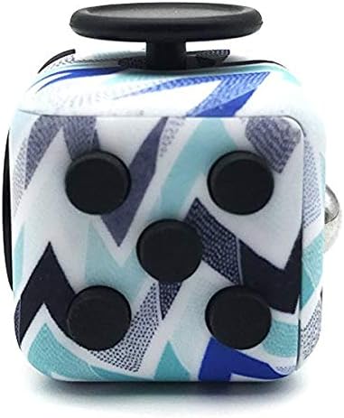 Hexa 6-Sides Fidget cube Relieves Stress Anxiety for Children & Adults Anxiety Attention Toy-Skulls (Freeze)