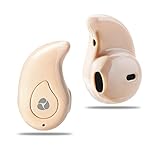 MCigmee Bluetooth Earphone, Mini Invisible In-Ear Headset Wireless Lightweight Headphone with Mic and Hands-Free Calling Stereo (Black)