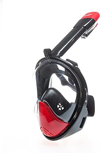 THEHOPE 180°Full view easy to breathe full face snorkel mask