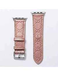 The ONE 38 Compatible Apple Watch Correas 1.496 in (ajuste para 1.575 in), lujo moda de cuero de la PU Clásico correas de muñeca para mujeres y hombres, reemplazo para 38   1.575 in Apple Watch Series 4 3 2 1