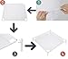 STORAGE MANIAC Sweater Drying Rack, Mesh Clothes Drying Rack, Stackable Laundry Drying Rack, Lay Flat Dryer for Delicates, Portable Dry Rack for Indoor or Outdoor, White, 2-Pack