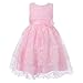 Richie House Little Girls' Sundress with Layered Mesh Bottom Rh1409