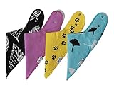 Desire Baby Bibs - Premium Baby Bandana Drool Bib with Snaps - 4 Pack Super Absorbent Soft Organic Cotton - Cute Baby Gift for Boys & Girls