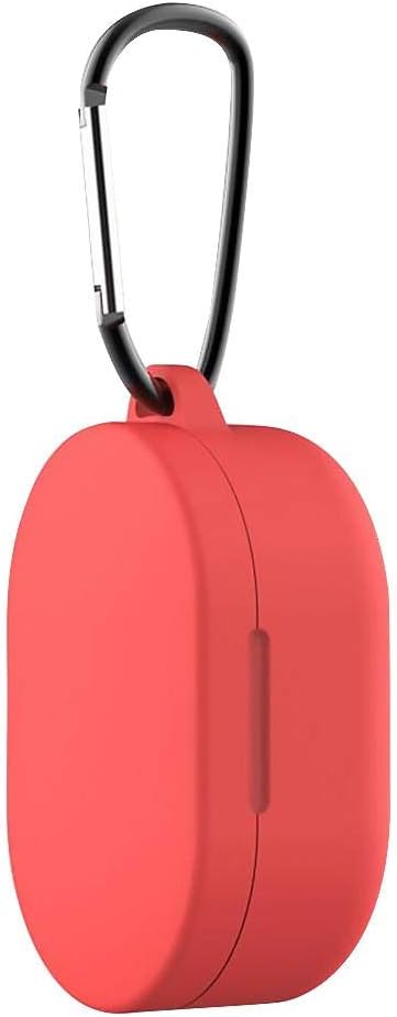 Ahomi Silicone Storage Case Earphones Protective Cover for Redmi Airdots (Red)