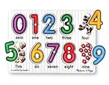 Toy 8 Pack MELISSA & DOUG SEE-INSIDE NUMBERS PEG PUZZLE Book