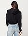 adidas Originals Women's Originals Crop Hoodie, Black/White, X-Small
