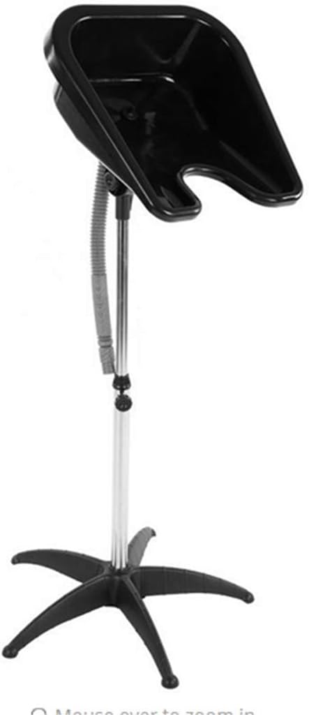 Portable Salon Hair Basin Barber Backwash Stainless Steel Shampoo Hair Treatment Adjustable Height Hair Styling Beauty Tools