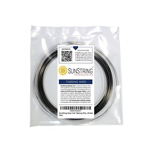 SunString Solar Cell Tabbing Wire, 40 feet - Thumbnail 2