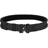 KRYDEX Quick Release Rigger MOLLE Belt 1.75 Inch Inner &amp; Outer Tactical Heavy Duty Belt