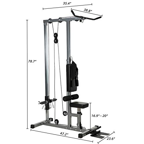 LAT Pulldown Machine Low Row Cable Pull Down Machine (VA-2 
