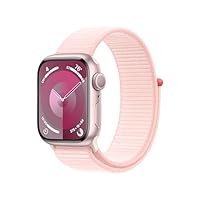 Apple Watch Series 9 GPS 41mm Pink Aluminum Case with Light Pink Sport Loop Apple Watch Series 9 GPS 41mm Pink Aluminum Case with Light Pink Sport Loop