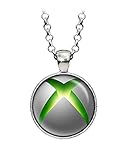 Xbox Necklace, Microsoft Xbox Earrings, Gamer Halo Mario Uncharted Zelda Triforce Metroid Jewelry, Retro Gaming PS4 NES SNES Gifts, Nerd Nerdy Game Present, Geek Geeky Gift