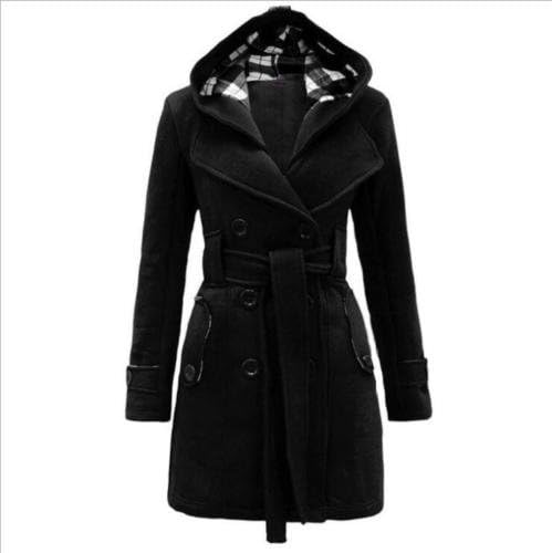 Fashion Womens Warm Winter Hooded Long Section Jacket Outwear Coat NEW