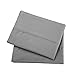 SGI 550 Thread Count 100% Egyptian Cotton King Size Pillowcase 20X40 Dark Grey Solid (Pack of 2)