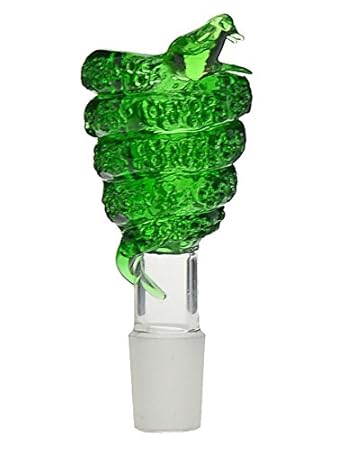 Viper Glaskopf grün für Bongs mit 18,8mm Schliff - head&nature Bong-Kollektion