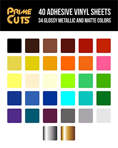 NimNik Vinyl For Cricut 25 Sheets Permanent Vinyl Sheets For Cricut