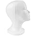SHANY Styrofoam Model Heads ,Hat Wig Foam Mannequin Female Wig Head Stand ,Mannequin Head for wigs , Wig Holder - Round Base , 11 Inches Female Mannequin Head