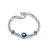 Cute Crystal Flower Stud Drop Dangle Earrings Made with Swarovski Crystals Jewelry for Women Girls