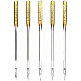 10 Pcs Sewing Machine Needles,Big Eye Sewing Machine Home Sewing Notions and Supplies,Size 16