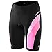 NOOYME Womens Bike Shorts for Cycling with 3D Padded Breathable Women Cycling Shorts (XXL, Flame with sea)