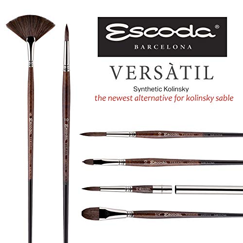 Escoda Versatil 1549 Series Artist Watercolor and Acrylic Paint Brush