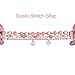 V-MORO Bracelet Compatible with Apple Watch Bands 44mm 42mm Women Pink Fashion Handmade Elastic Stretch Beads with Rose Gold Stainless Steel Adapters Strap for iWatch Series 4/3/2/1 42mm/44mm