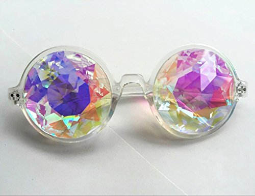 Amazon Prime Deals,Festivals Kaleidoscope Glasses Rainbow Prism Sunglasses Goggles