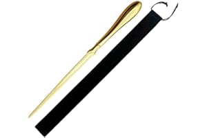 BANCHELLE Letter Opener Envelope Slitter Envelope Opener with Pouch (6.37 × 0.51 × 0.39 inches, Gold)