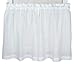 Bay Breeze Semi Sheer Stripe Tier Curtain (White, 72