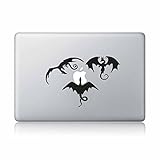 Game Of Thrones Drogon Rhaegal Viserion Apple Macbook Laptop Vinyl Sticker Decal