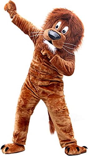 Deluxe Lion Mascot Costume Adult Size