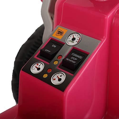 TOBBI Kids Ride On Excavator for Kids,Power Wheel Pedal Tractor with