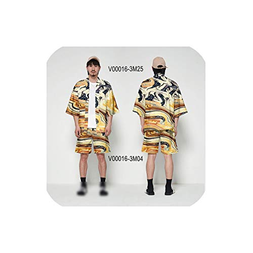 Japanese Kimono Yukata Kimono Jacquet Mens Kimono Shit C,010,L - Thumbnail 6
