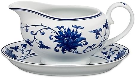 Vista Alegre Lazuli Sauceboat with Stand