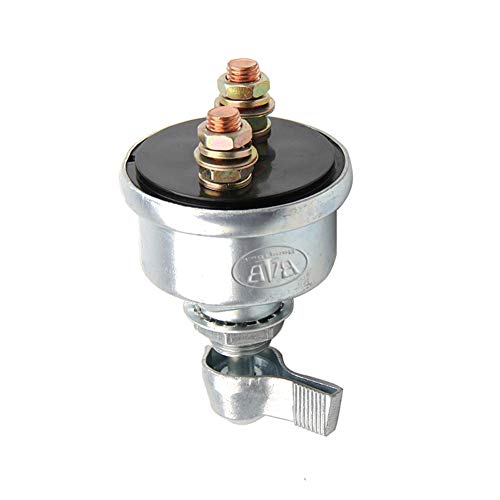 BANG4BUCK 12V 20701 Master Battery Disconnect Switch Kill 2 Post SPST Kill Cutoff 125 Amps with Copper Contacts (1 Pack)