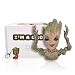 Boxiti Baby Groot Guardians of The Galaxy Action Figure Flowerpot with Gift Groot Key Ring, Pen Pot Model 4