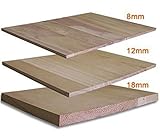 MAA Martial Arts Training Wood Breaking Breakable Boards - 8 mm (90 pcs), 12 mm (64 pcs), 18 mm (44 pcs)