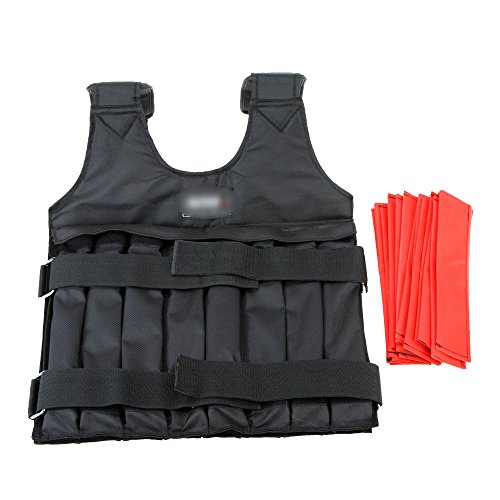 Adjustable Max Loading 20kg Weighted Vest Weight Jacket Exercise Boxing Training Waistcoat Invisible Weightloading Sand Clothing - Thumbnail 5