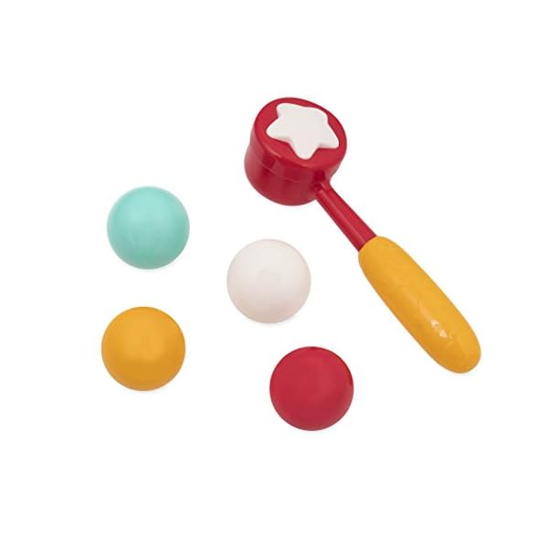 Battat--Pound-Roll--Baby-Activity-Toy-Station-with-1-Toy-Hammer-and-4-Balls-for-Kids-12-Months-7-pcs Battat – Pound & Roll – Baby Activity Toy Station with 1 Toy Hammer and 4 Balls for Kids 12 Months + (7-pcs), Multicolor…