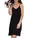 GYS Women's Bamboo Viscose Full Slips for Under Dresses Soft Adjustable Spaghetti Straps Cami Slip Dress