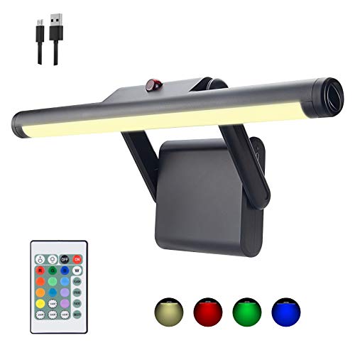 LUXSWAY Rechargeable Picture Light, Wireless Painting Light with Remote