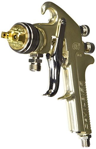 Click Here to See More Images DeVilbiss GTI546P14 GTI HVLP Pressure Feed Gun with 1.4mm Fluid Tip