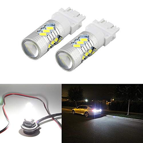 2PCS Aaron Pure White 3157 3156 3057 High Power 5730 33SMD LED Bulbs for Brake Tail Backup Reverse Lights