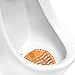 Scented Urinal Screens 10 Pack - Orange Mango Fragrance - Good for 5,000 Flushes - Fresh Wave 2.0 Anti-Splash & Odor Neutralizer