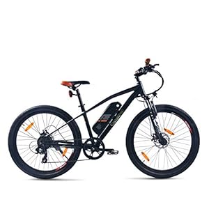 SachsenRAD R6 Racing Bike voor heren, zwart-oranje, 27,5 inch